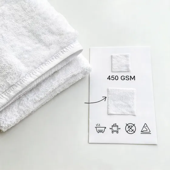 Finished towel program samples